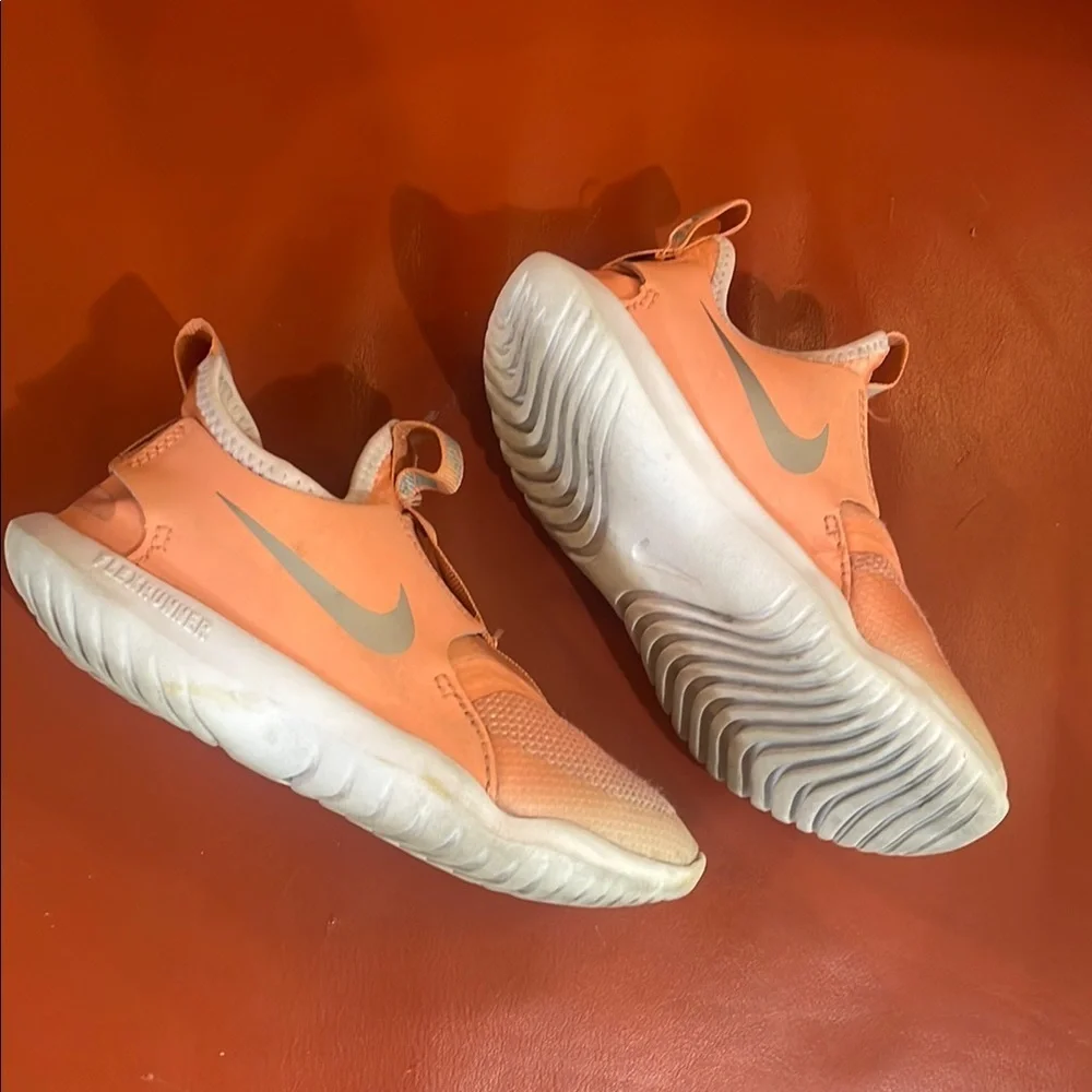 Nike Kids' Orange Slip-On Shoes - Picture 2 of 6